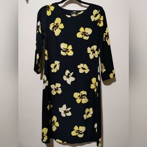 Tommy Hilfiger Floral Navy, White and Yellow Dress